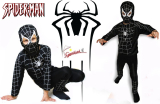 Detský kostým- Spiderman čierny S,M,L