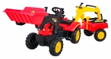 GIGA detský šlapací traktor s bágrom  