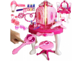 GIGA detský toaletný stolík s MP3 ružový