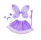 Detský kostým Motýlik slabo fialový