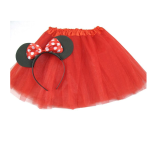 Detský kostým Minnie -červený