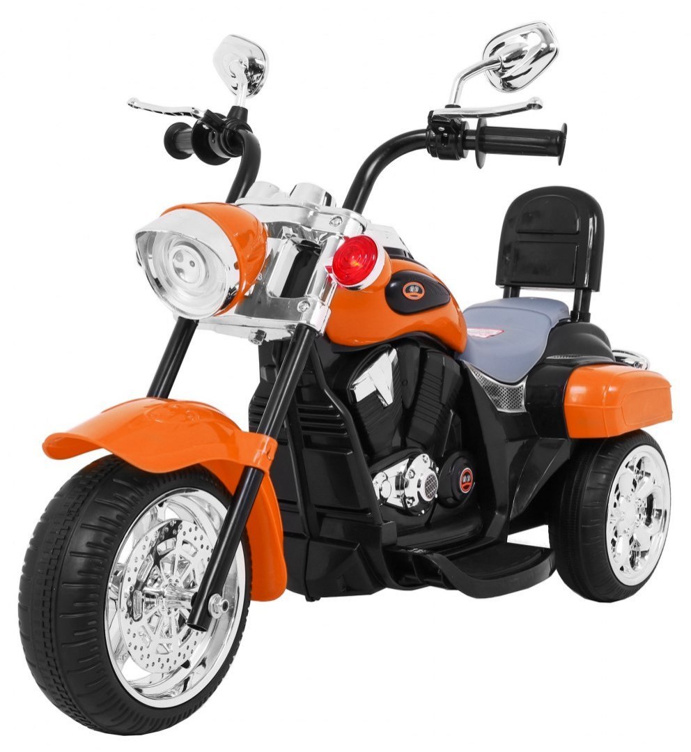 GIGA elektrická motorka Chopper NightBike oranžová