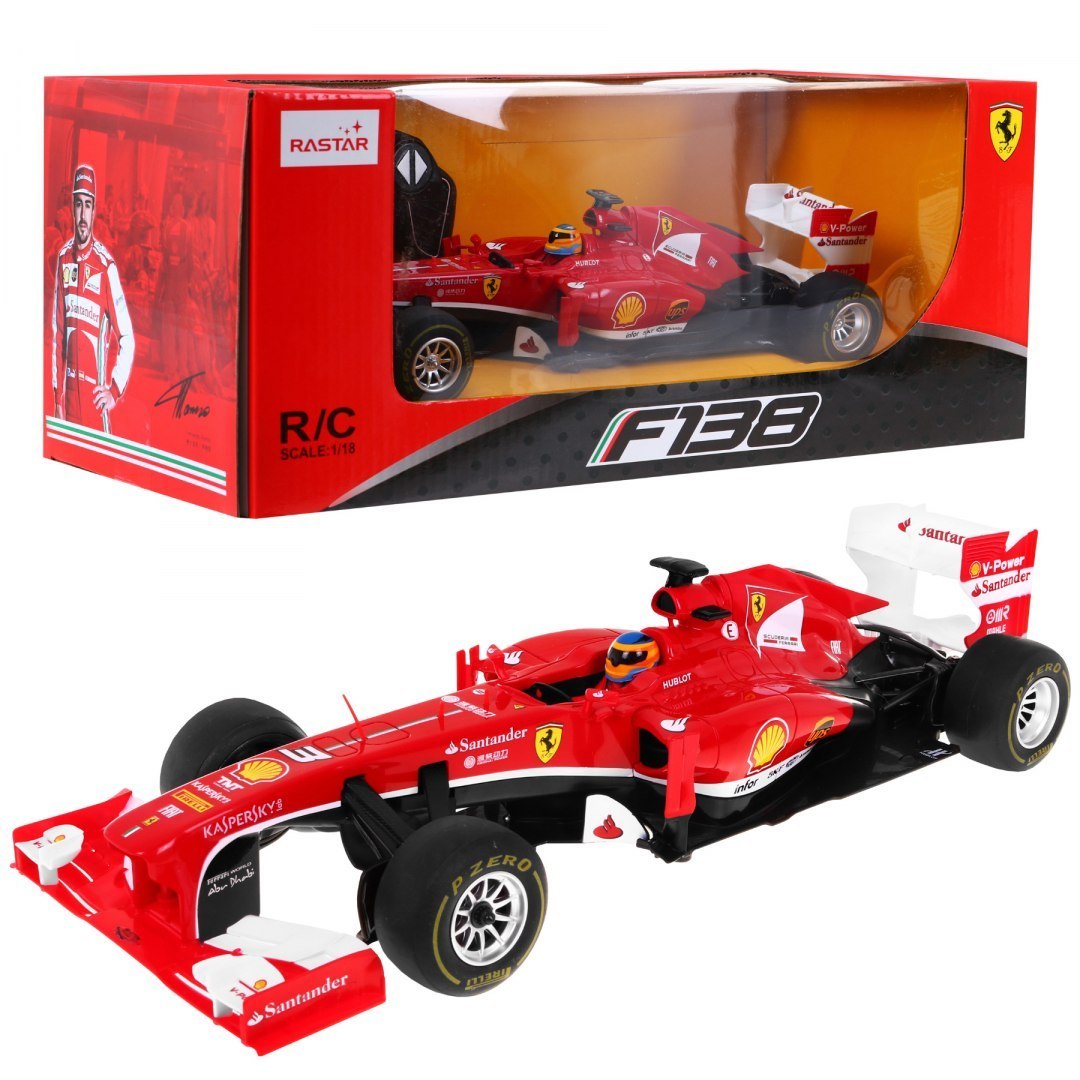 RASTAR auto Ferrari F1 1:18 -červené