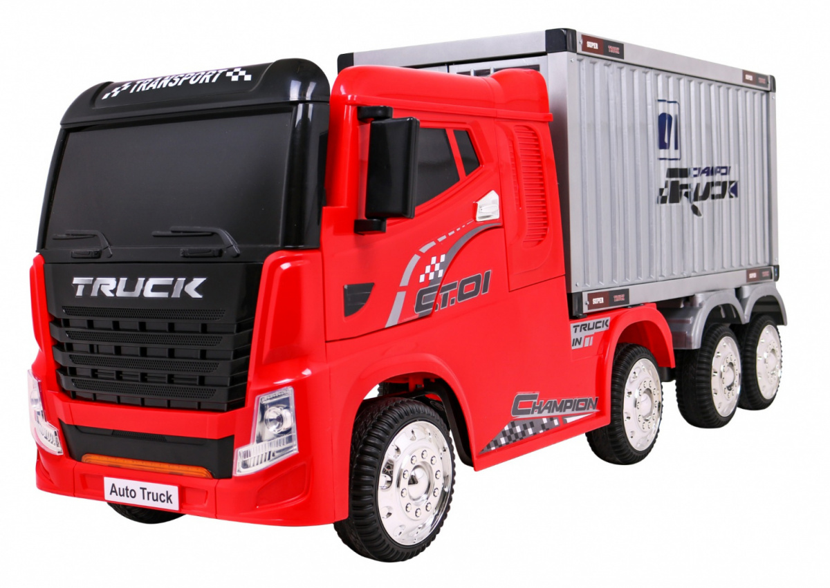 GIGA elektrický kamión Container Truck  červený