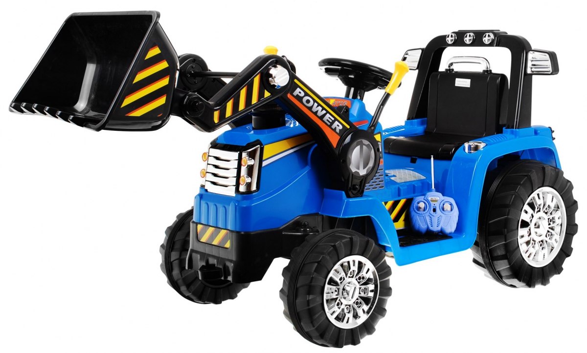GIGA detský  elektrický traktor Tyr modrý