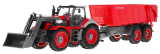Farm Traktor RC 1:28 - červený