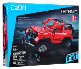 GIGA RC stavebnica Jeep červený