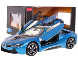 RASTAR auto BMW i8 1:14 -modré