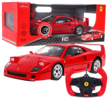 RASTAR RC auto Ferrari F40 1:14 červené