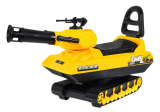 Odrážadlo tank s otočnou hlavou žltý