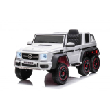 GIGA elektrické autíčko Mercedes G63 6x6 AMG - biele