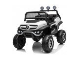 GIGA elektrické autíčko Mercedes benz Unimog - biele