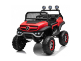 GIGA elektrické autíčko Mercedes benz Unimog - červené
