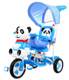 GIGA trojkolka Panda modrá